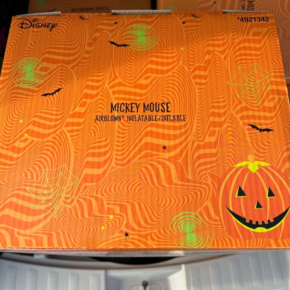 Gemmy Disney 9.5 ft Halloween Mickey Mouse Jack O Lantern Pumpkin Inflatable NIB - Picture 3 of 3
